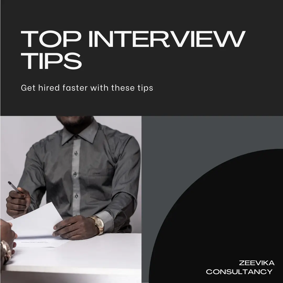 Interview Tips from the Best Staffing Agencies Zeevika Consultancy